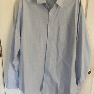 Banana Republic Light Blue Microdot Dress Shirt